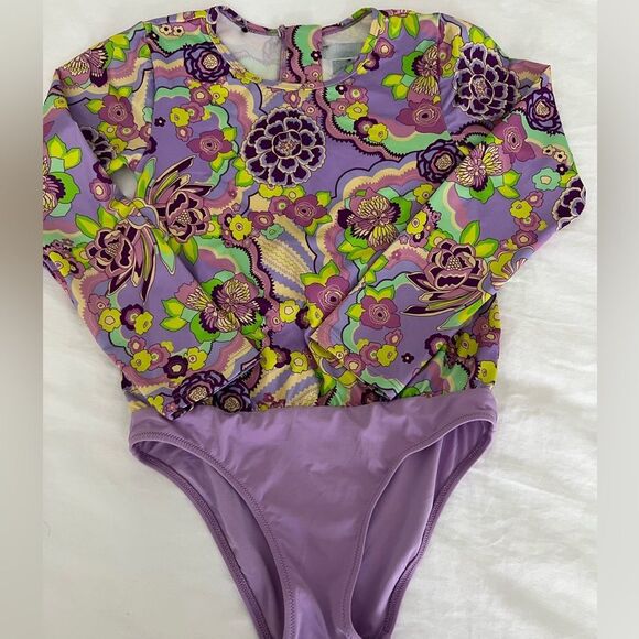 Vilebrequin kids bathing suit in Purple and Green size 8 - Picture 2 of 7